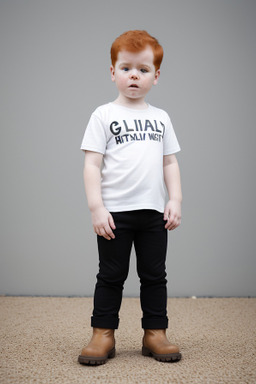 Albanian infant boy with  ginger hair