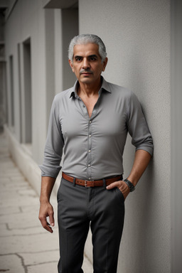 Greek 45 years male with  gray hair