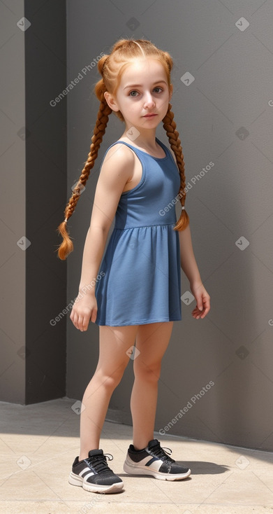 Lebanese infant girl with  ginger hair