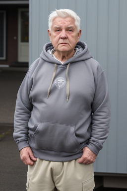 Icelandic elderly male with  white hair