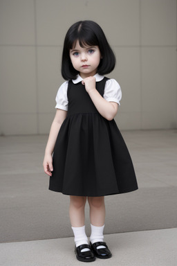 Polish infant girl with  black hair