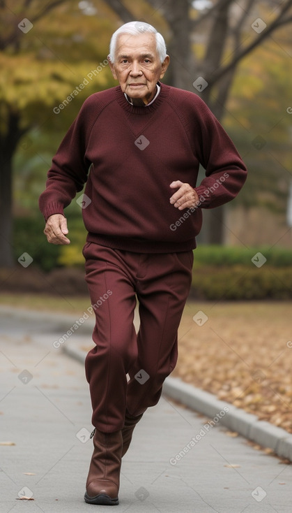 Panamanian elderly male with  brown hair