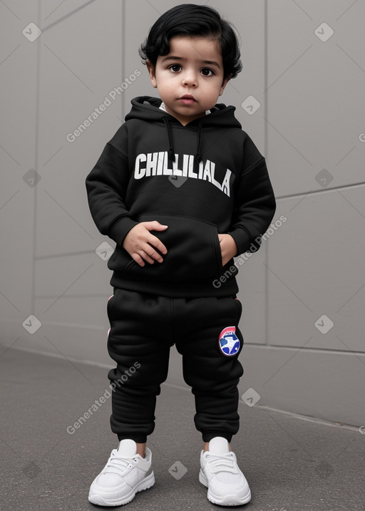 Chilean infant boy with  black hair