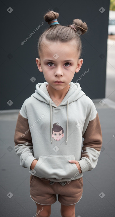 Polish child boy with  brown hair