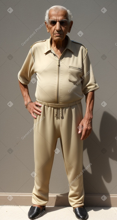 Egyptian elderly male with  blonde hair