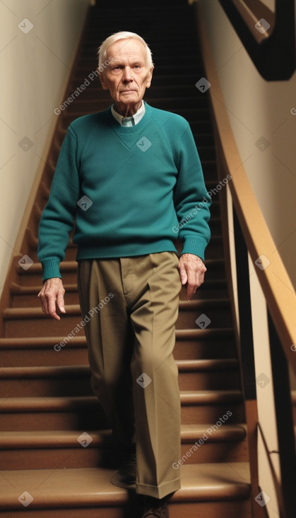 Estonian elderly male with  brown hair