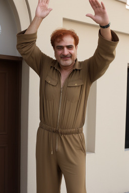 Iranian middle-aged male with  ginger hair