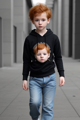 Romanian infant boy with  ginger hair