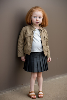 African infant girl with  ginger hair