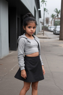 Nicaraguan infant girl with  black hair