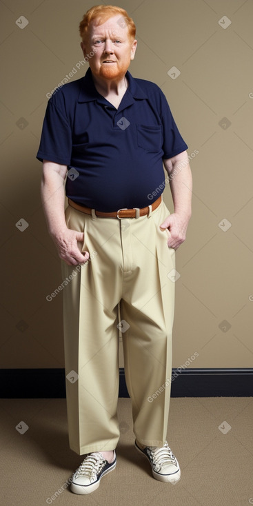 British elderly male with  ginger hair