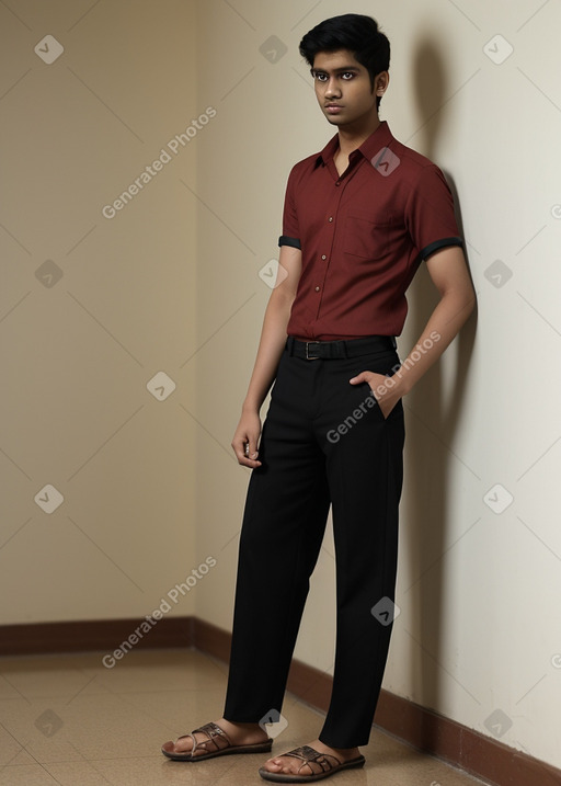 Bangladeshi young adult male with  ginger hair