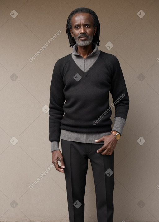 Ethiopian 45 years male with  black hair