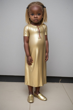 Nigerian infant girl with  blonde hair