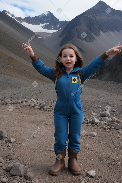 Belgian child female with  brown hair