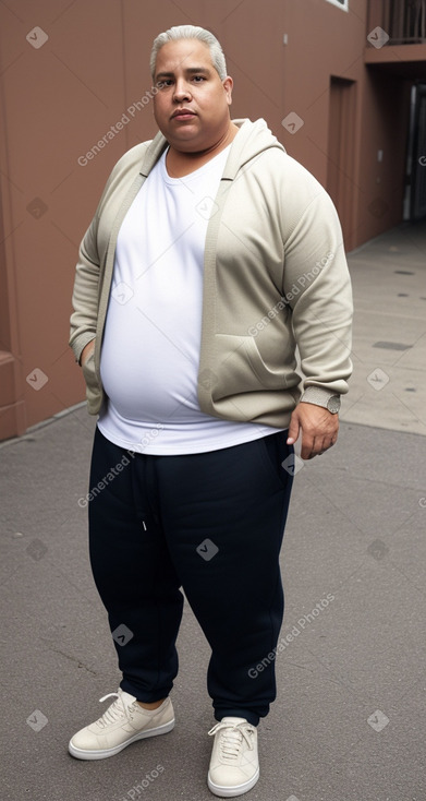 Puerto rican middle-aged male with  blonde hair