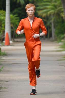 Thai adult male with  ginger hair