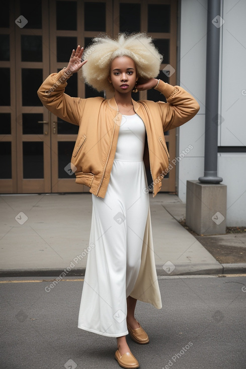 Young adult female with  blonde hair