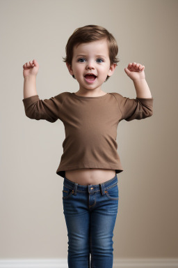 South african infant boy with  brown hair