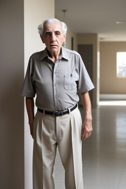 Israeli elderly male with  gray hair