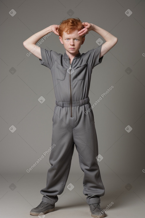 Zambian child male with  ginger hair