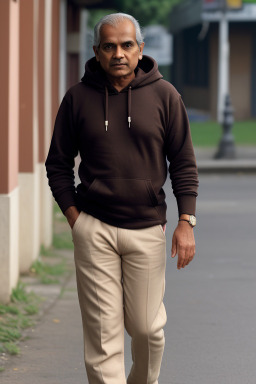 Sri lankan 45 years male with  brown hair