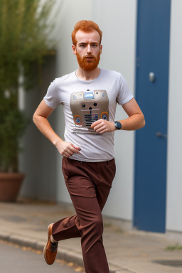 Moroccan adult male with  ginger hair