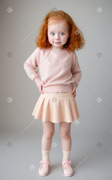 Austrian infant girl with  ginger hair