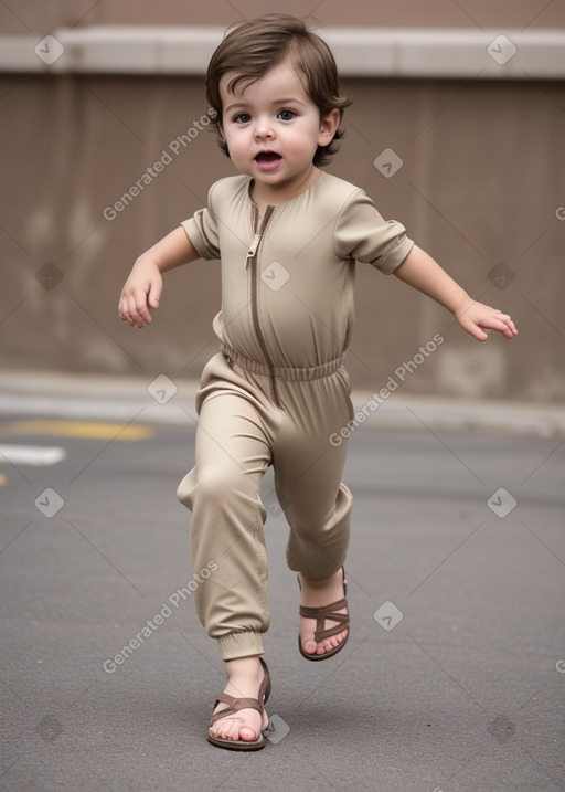 Spanish infant boy with  brown hair