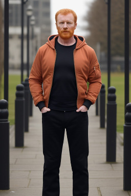 British 45 years male with  ginger hair