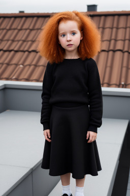 Swedish infant girl with  ginger hair