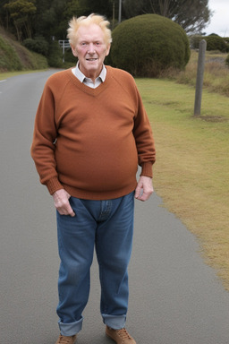 New zealand elderly male with  ginger hair