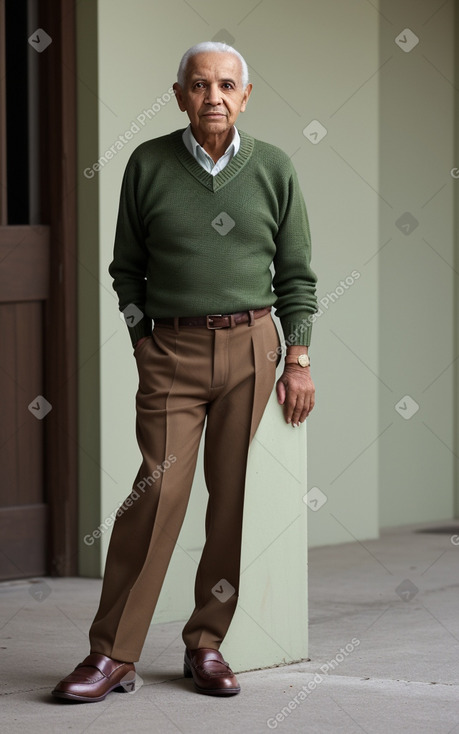 Dominican elderly male with  brown hair