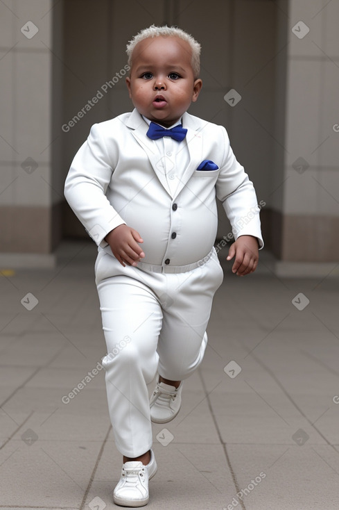 Somali infant boy with  white hair