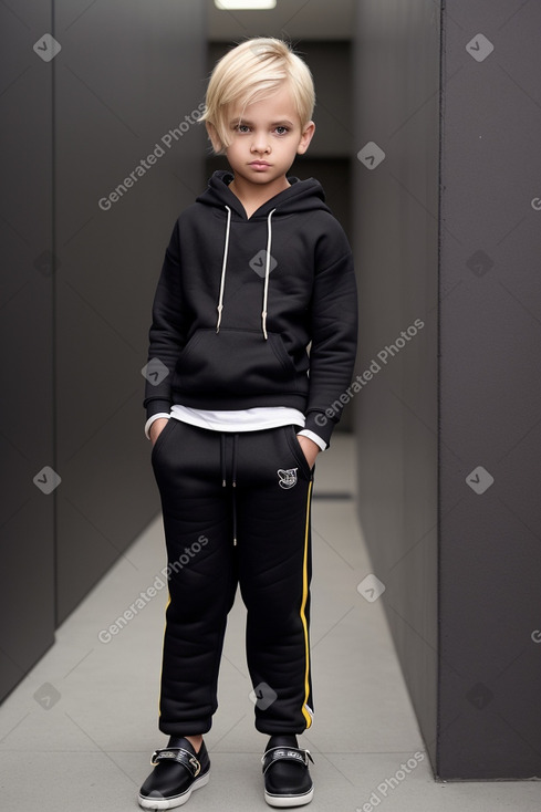 Child boy with  blonde hair