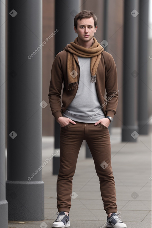 Irish adult male with  brown hair