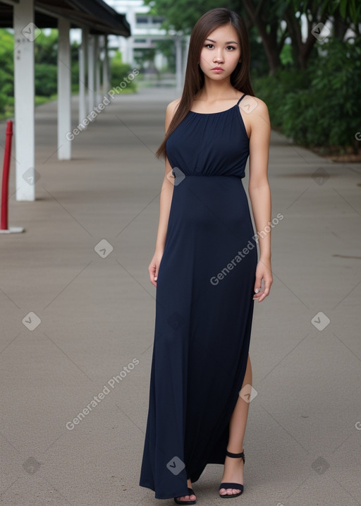 Thai adult female with  brown hair