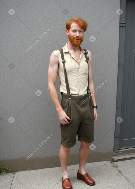 Colombian adult male with  ginger hair