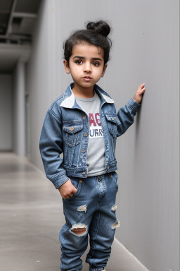 Qatari infant boy with  black hair