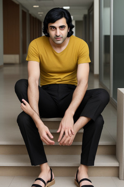 Lebanese adult male with  black hair