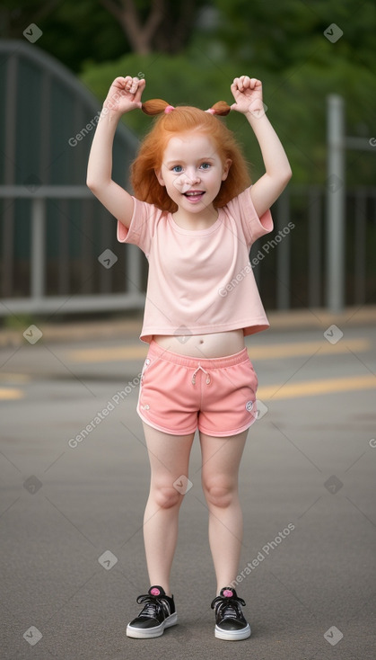 South african infant girl with  ginger hair