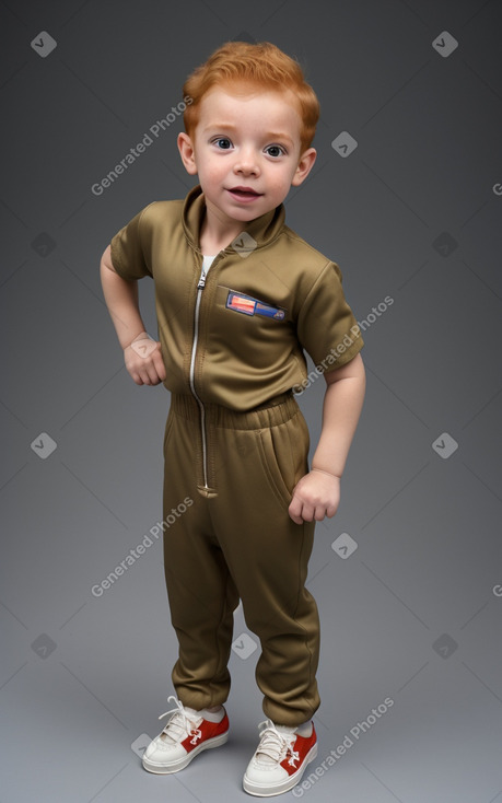 Puerto rican infant boy with  ginger hair