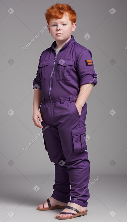 Slovak child boy with  ginger hair