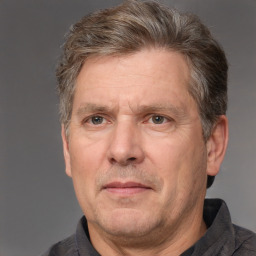 Neutral white adult male with short  brown hair and brown eyes