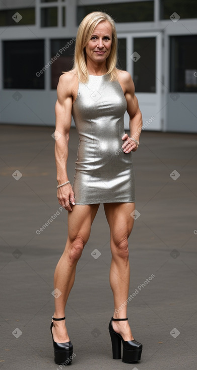 Belgian 45 years female with  blonde hair