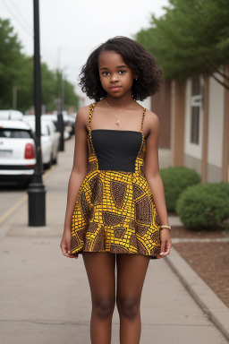 African american teenager girl 