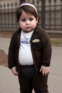 Argentine infant boy with  brown hair