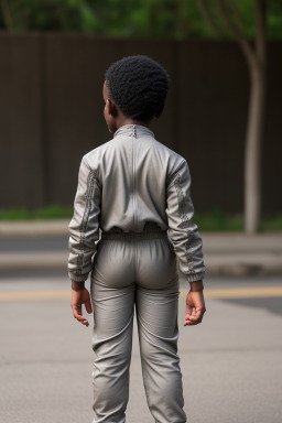 African child boy with  gray hair