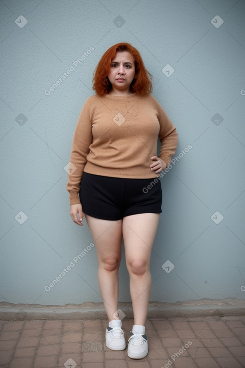 Algerian 45 years female with  ginger hair