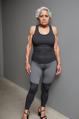 Guatemalan elderly female with  gray hair